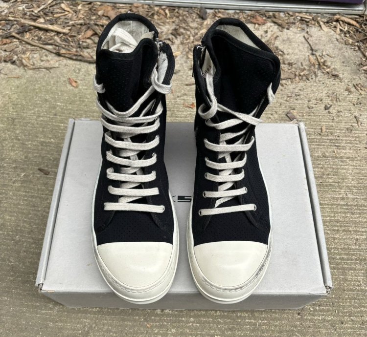 DRKSHDW Ramones High Black Canvas - 42