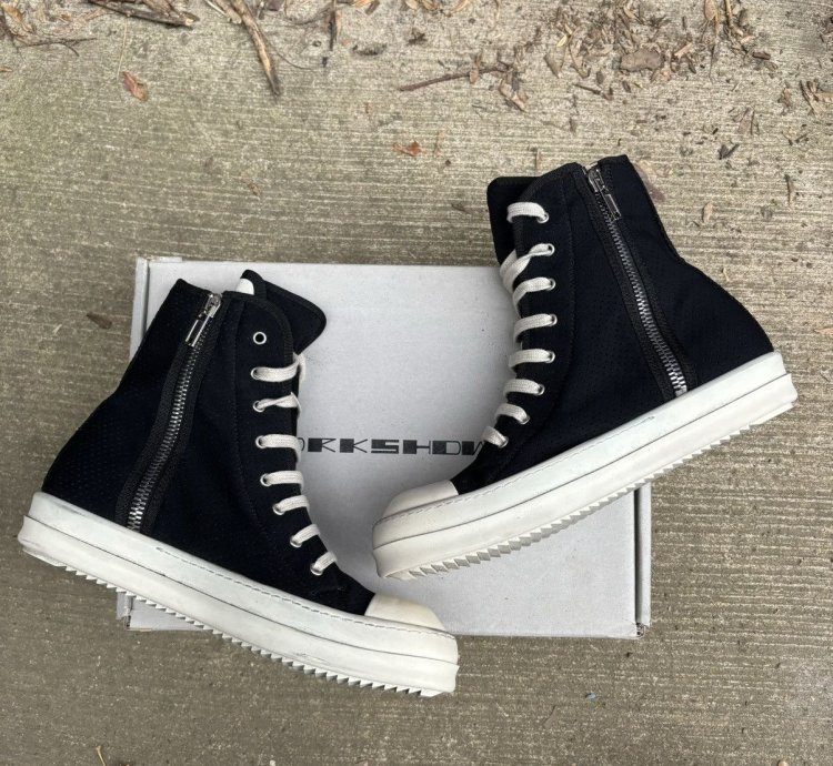 DRKSHDW Ramones High Black Canvas - 42