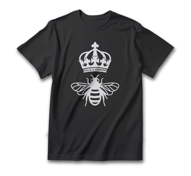 Dolce & Gabbana Bee Logo Men Shirt Size USA