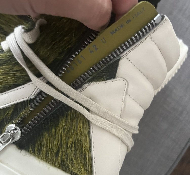 FINAL DROP Rick Owens FW23 Geobasket Long Pony Hair Green