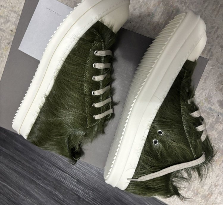 FW21 Calf Hair Pony Hair Ramone Lows Green 43