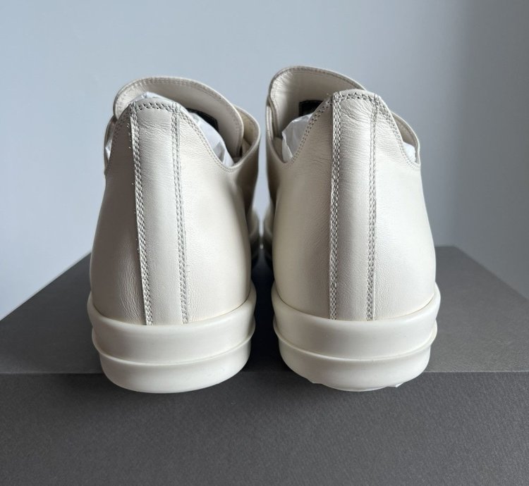 FW21 GETHSEMANE LOW-TOP RAMONES IN MILK CALF LEATHER