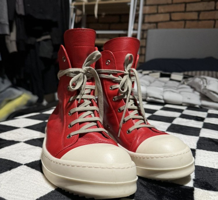 FW21 NEW HIGH TOP PHLEGETHON MAINLINE RED MILK RAMONES