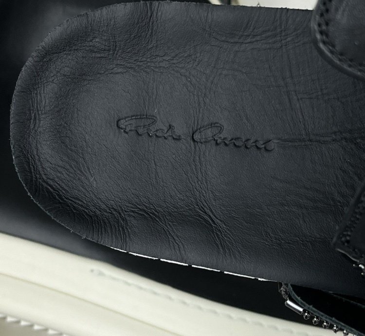 FW23 Rick Owens Luxor Mainline Calf Leather Ramones Sneakers