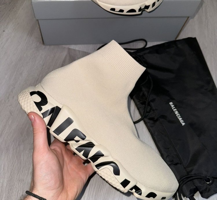 Graffiti Balenciaga Speed LT Sneaker