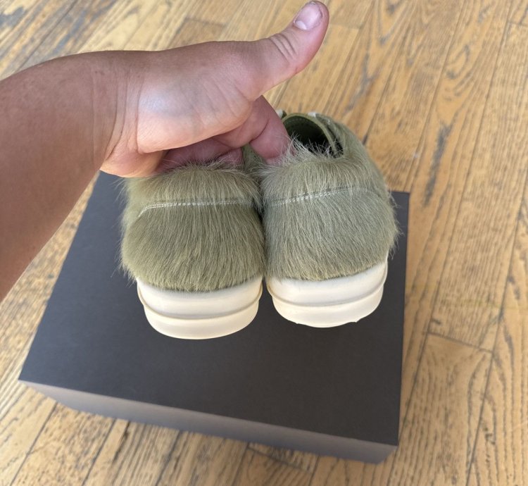 Green Rick Owen Sneaker