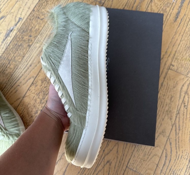 Green Rick Owen Sneaker