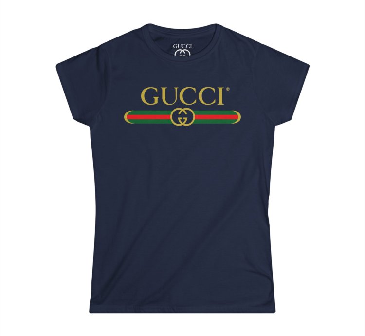 Gucci GG women navy T-shirt - Size USA