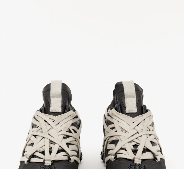 Last Rick Owens Moncler Trailgrip Megalace Runner Sneakers