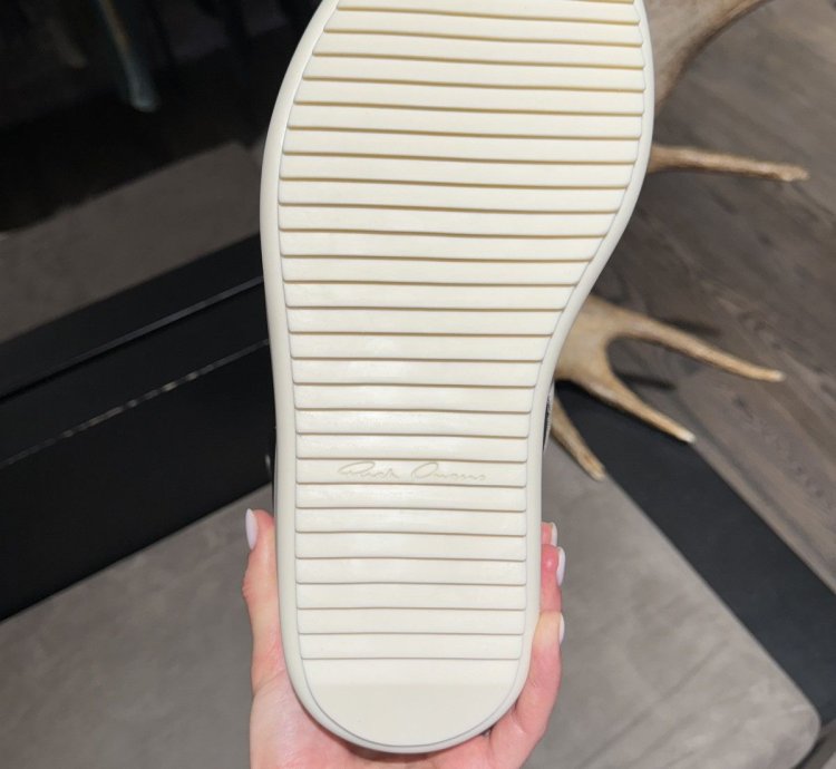Last Size Rick Owens Geobasket Mega Bumper High Top Sneakers
