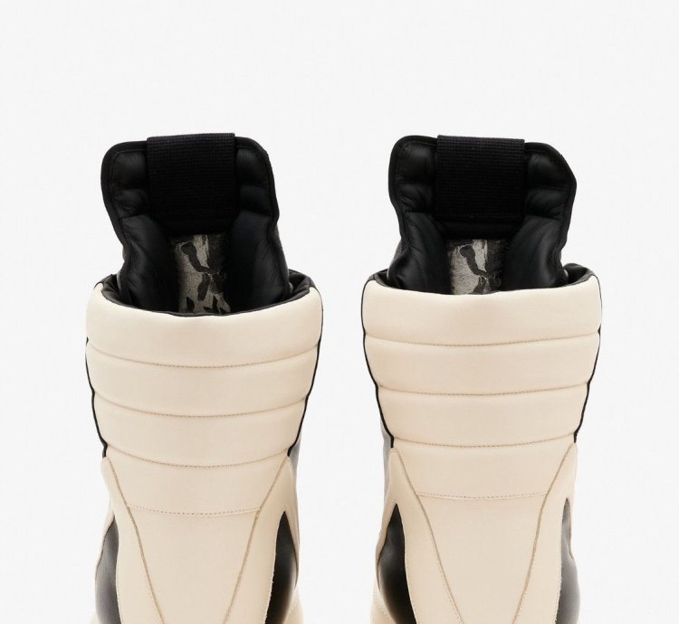 Last Size Rick Owens Geobasket Mega Bumper High Top Sneakers