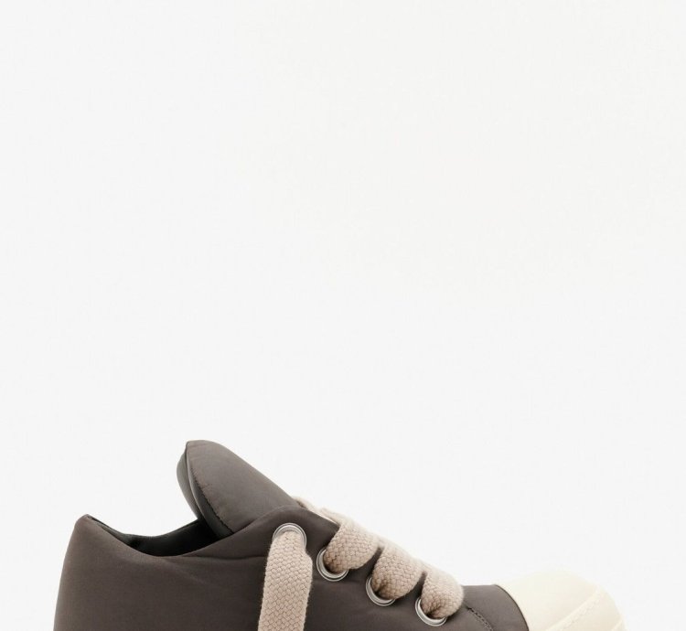 Last Size Rick Owens Jumbo Lace Padded Low Sneakers