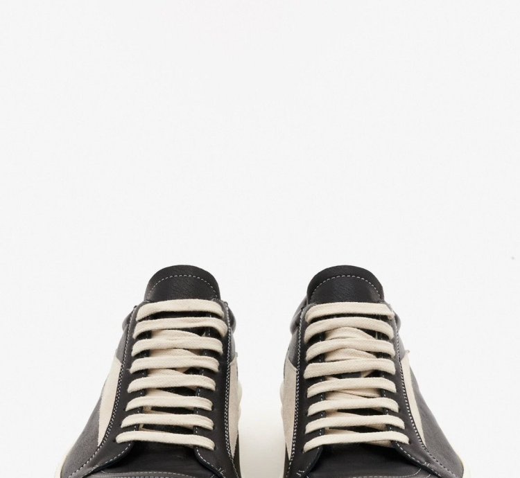Last Size Rick Owens Vintage Letter Low Sneakers