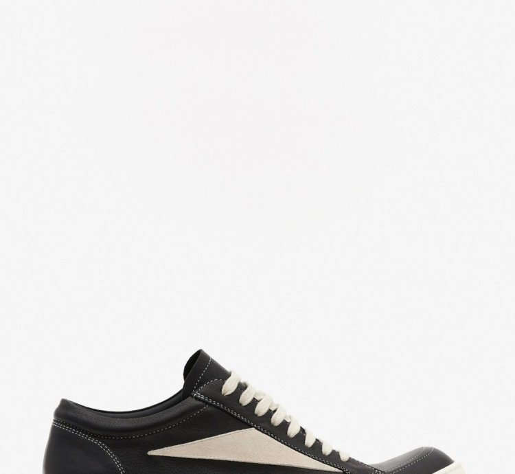Last Size Rick Owens Vintage Letter Low Sneakers