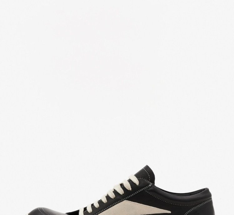Last Size Rick Owens Vintage Letter Low Sneakers