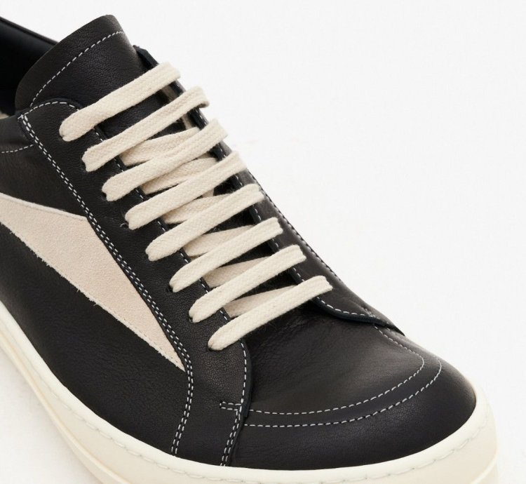 Last Size Rick Owens Vintage Letter Low Sneakers