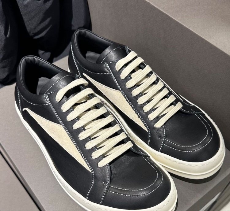 Last Size Rick Owens Vintage Luxor Low Top Sneakers