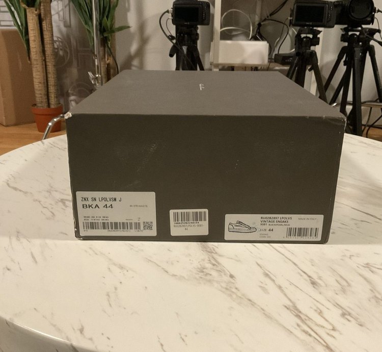 Mainline Leather Rick Owens Vans