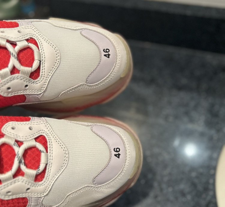 NEW Balenciaga Triple Red White Size 46 (13US)