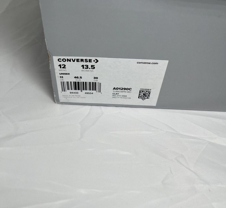 NEW Converse Box TURBOWPN Hi Rick Owens DRKSHDW Clay