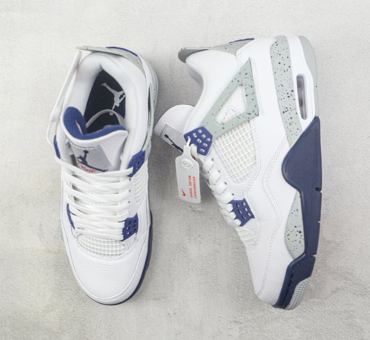 Nike Air Jordan 4 Retro ' Midnight Navy ' Shoes DH6927 140