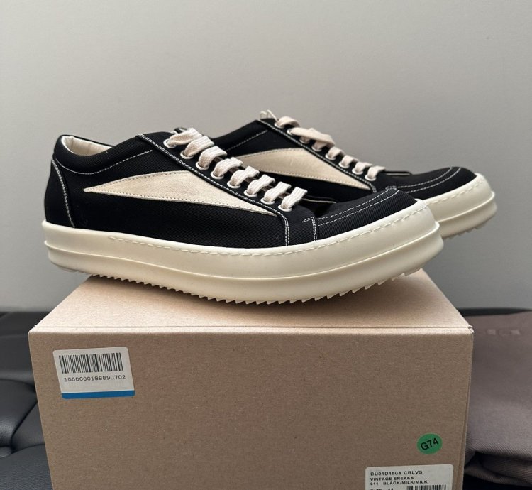 NEW DRKSHDW Vintage Sneaks Black 13 oz Denim