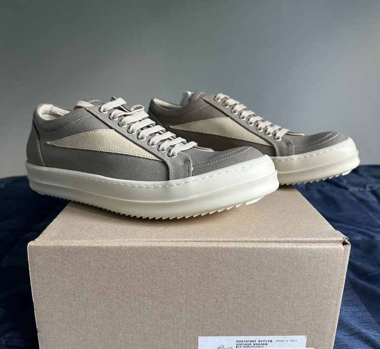 NEW DRKSHDW Vintage Sneaks Pearl Overdyed Denim