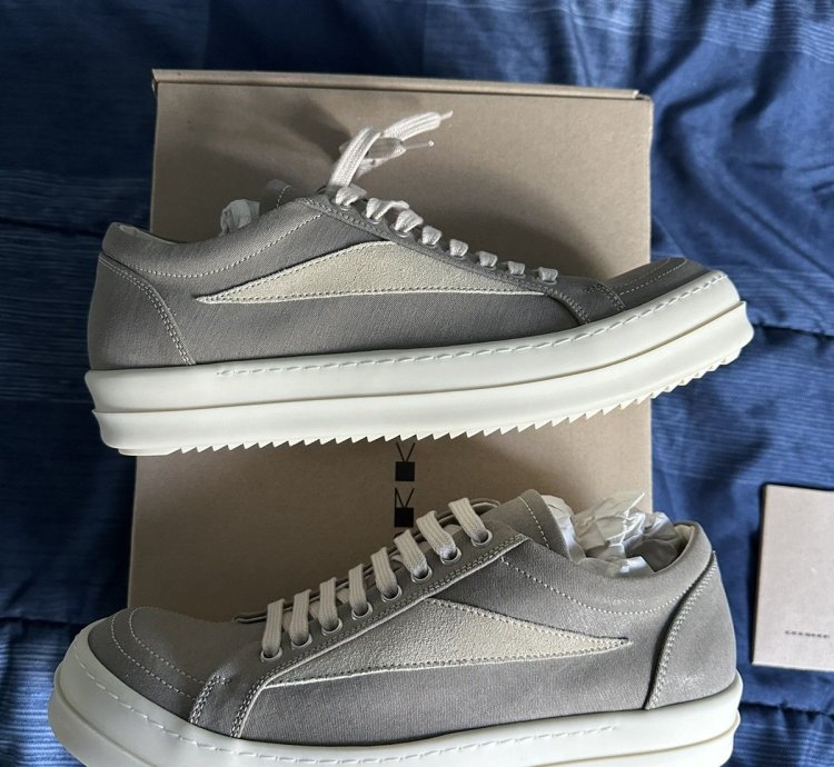 NEW DRKSHDW Vintage Sneaks Pearl Overdyed Denim
