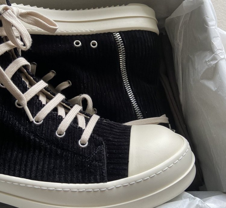 NEW FW22 STROBE DRKSHDW HIGHTOP RAMONES CORDUROY