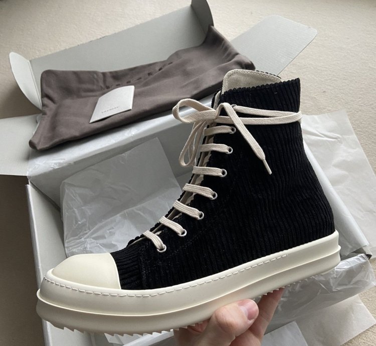 NEW FW22 STROBE DRKSHDW HIGHTOP RAMONES CORDUROY