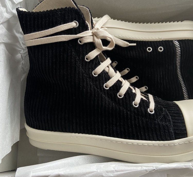 NEW FW22 STROBE DRKSHDW HIGHTOP RAMONES CORDUROY
