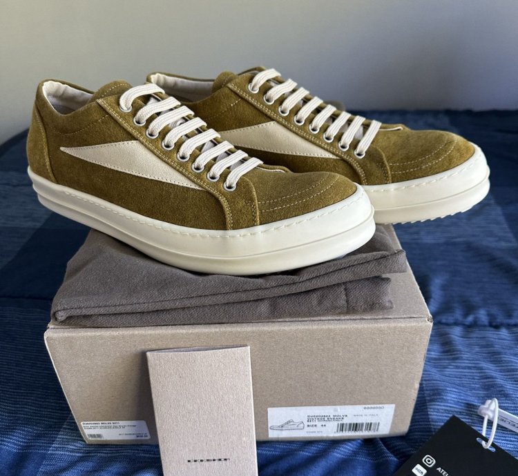 NEW FW24 Porterville Vintage Sneaks Ochre Cotton Moleskin
