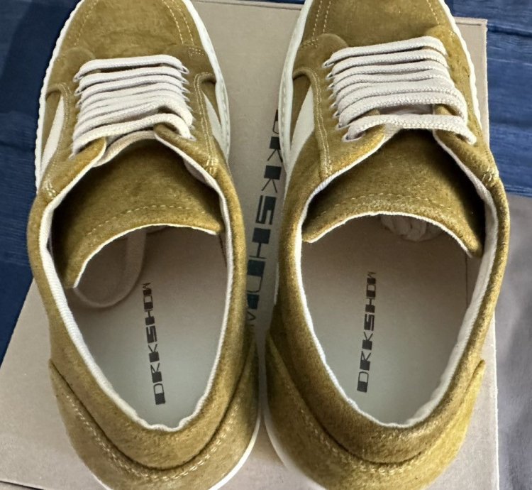 NEW FW24 Porterville Vintage Sneaks Ochre Cotton Moleskin