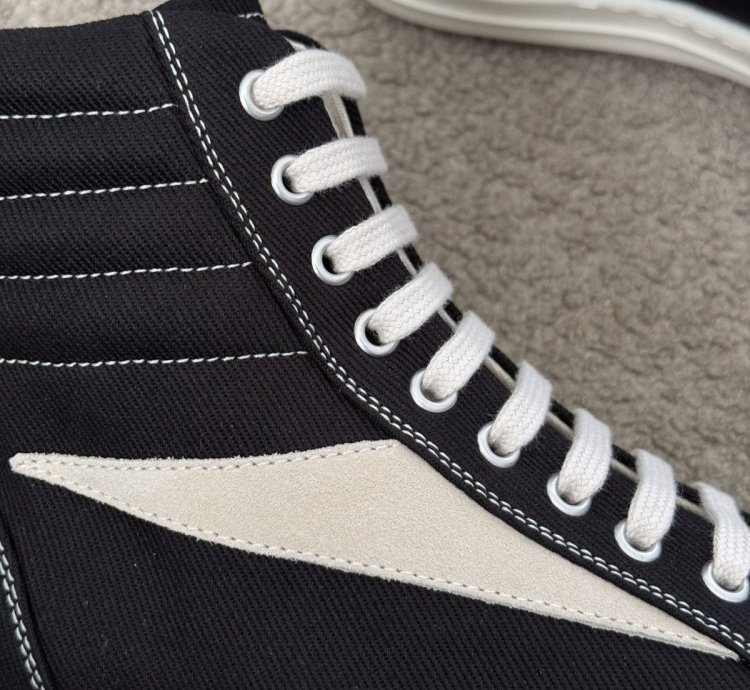 New FW24 Rick Owens DRKSHDW Vans Vintage High Top Sneakers