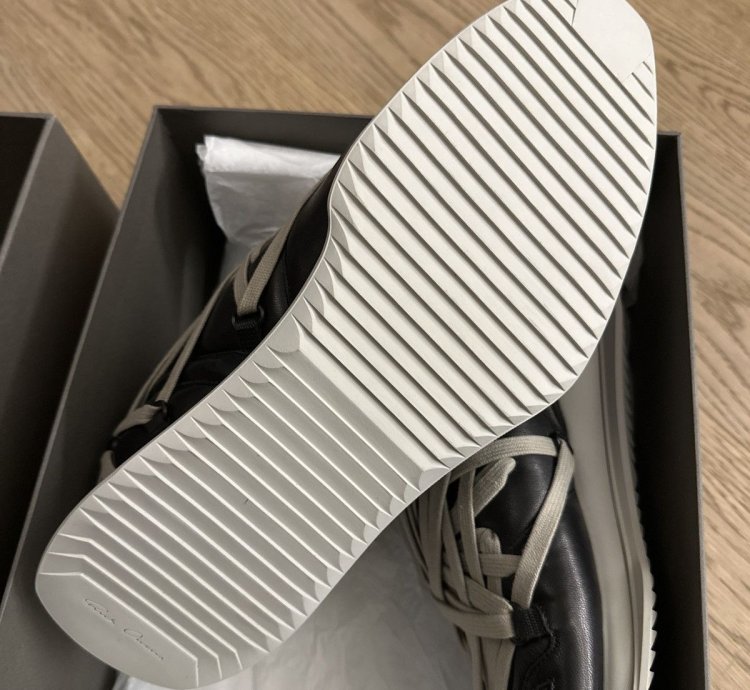 New in Box Black Megalace Runner Sneakers - FINAL PRICE