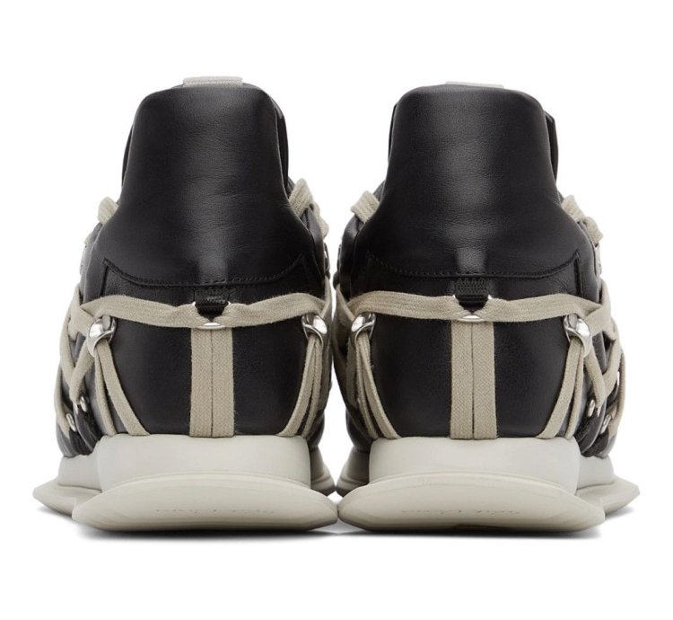 New in Box Black Megalace Runner Sneakers - FINAL PRICE