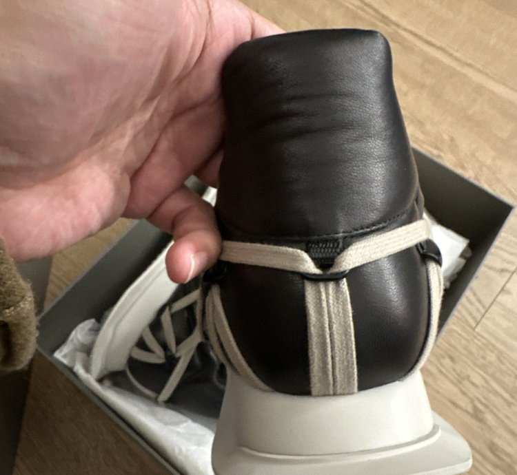 New in Box Black Megalace Runner Sneakers - FINAL PRICE