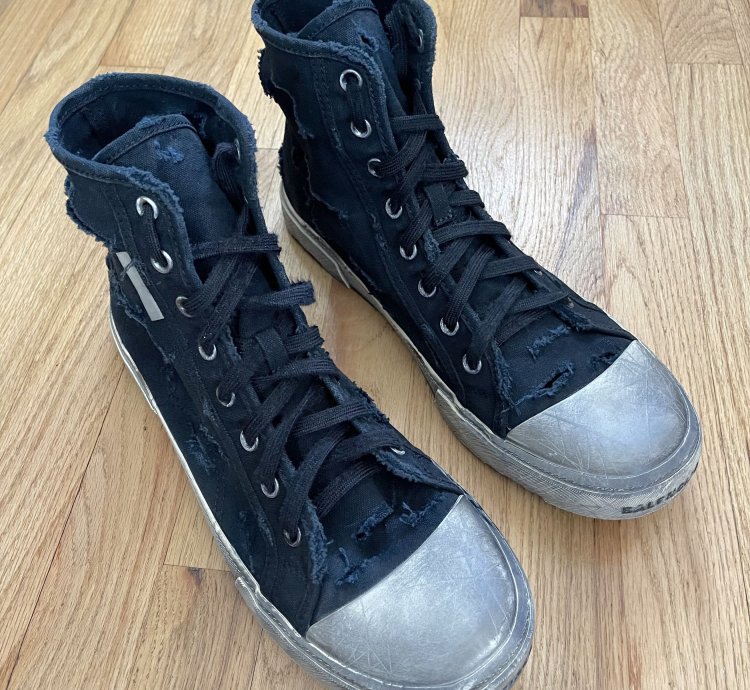 New In Box Destroyed Paris Sneakers (46) Fits US 13