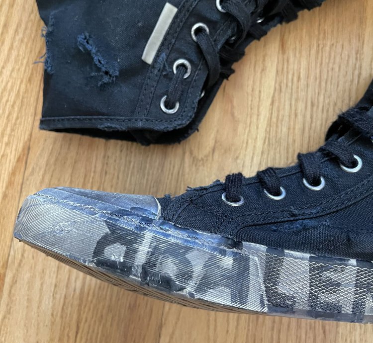New In Box Destroyed Paris Sneakers (46) Fits US 13