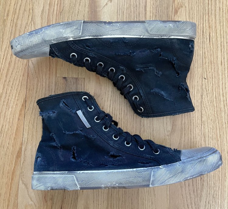 New In Box Destroyed Paris Sneakers (46) Fits US 13