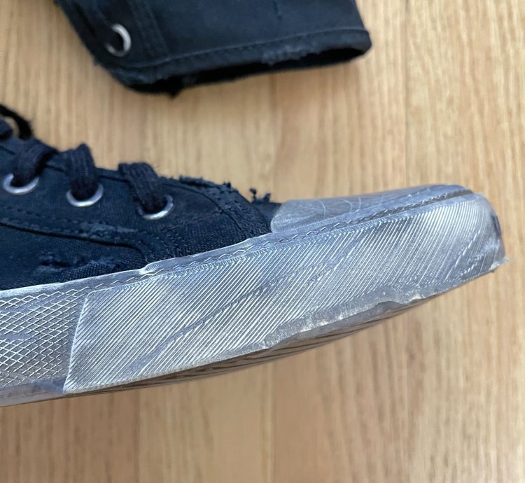 New In Box Destroyed Paris Sneakers (46) Fits US 13