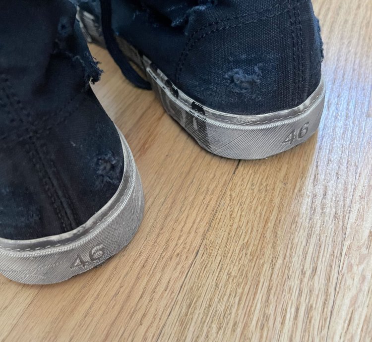 New In Box Destroyed Paris Sneakers (46) Fits US 13