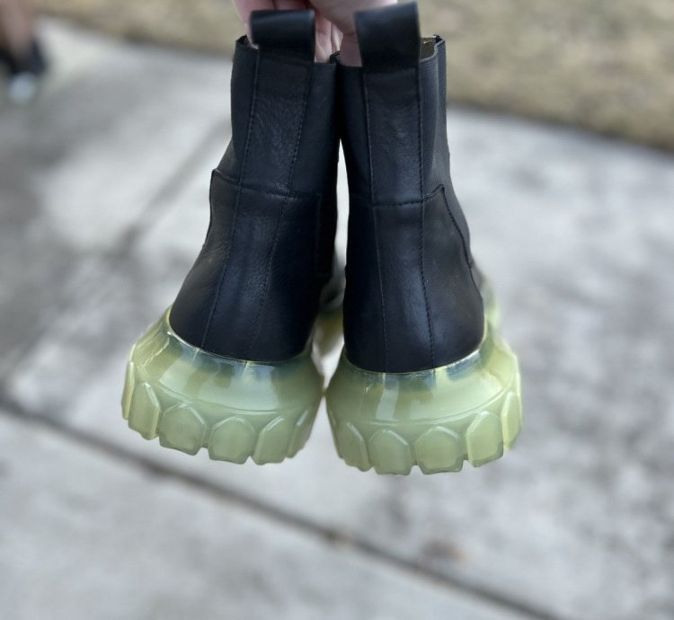 NEW Rick Owen Bozo Beatle Boots Size 42 (9US)