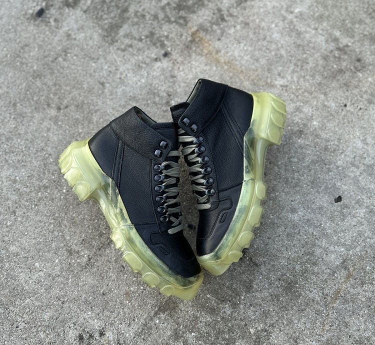 NEW Rick Owen FW19 Larry Tractor Boots Size 42 (9US)