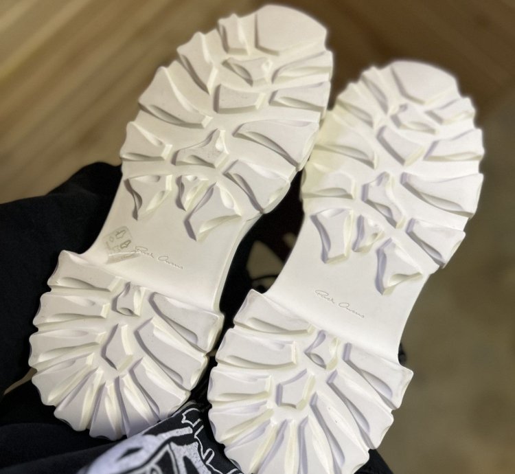 NEW Rick Owen Tractor Dunks Milk Black 2018 Size 42 (9US)