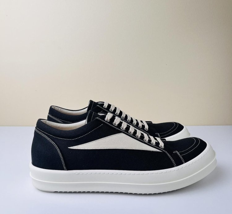 NEW Rick Owens 22oz Denim Vans Vintage Low Sneakers