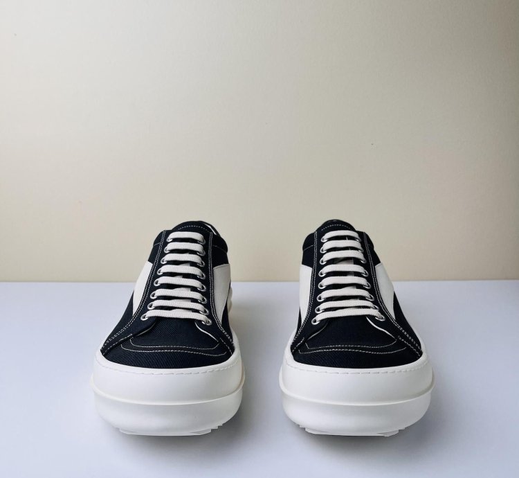 NEW Rick Owens 22oz Denim Vans Vintage Low Sneakers