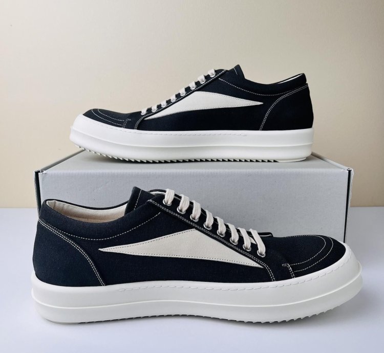 NEW Rick Owens 22oz Denim Vans Vintage Low Sneakers
