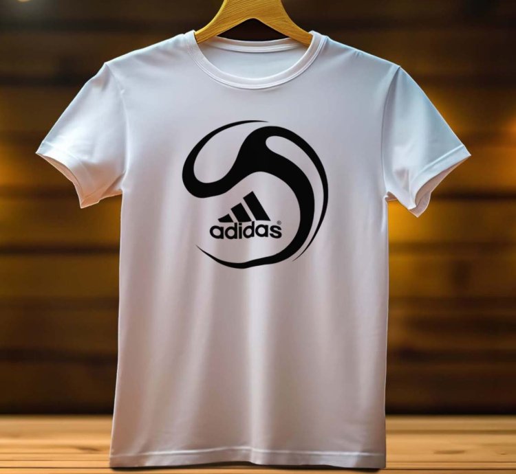 ADIDAS Ball Logo men funny mens Tshirt Size USA