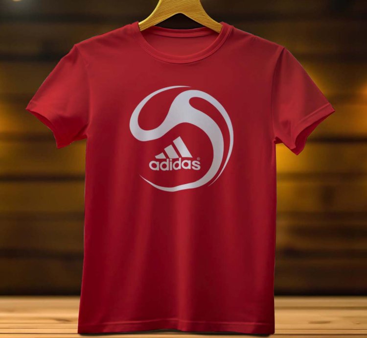ADIDAS Ball Logo men funny mens Tshirt Size USA